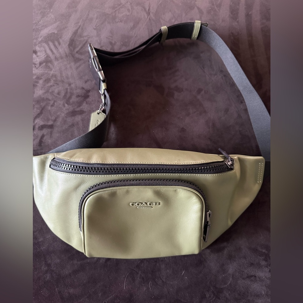 Coach Men's Racer Belt Bag in Olive